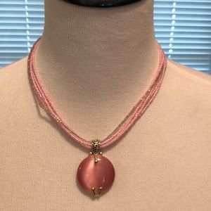 Pink necklace